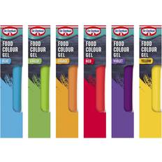 Edible Dr. Oetker Rainbow Food Set of 6 Colours Colouring