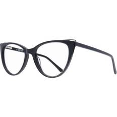 Scout Shiny Black Cat-Eye Acetate Eyeglasses Full Rim
