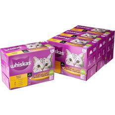 Whiskas poultry pouches Whiskas 1+ Cat Pouches Poultry Feasts in Gravy 4x12x85g
