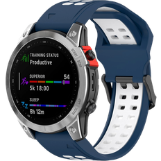 Garmin fenix 5 Evermart Garmin Fenix 5/5 Plus 6/6 Pro Chronos Silikone Rem
