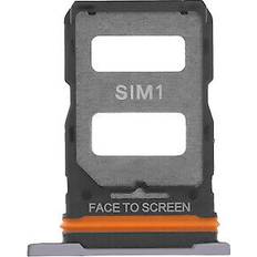 SIM-Kartenhalter Clappio SIM-Kartenhalter Ersatzteil Xiaomi Redmi Note 13 Pro 5G Dual Nano SIM Violett