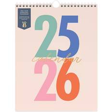 Busy B Everyday Mid Year Academic 2025-26 Calendar Pink