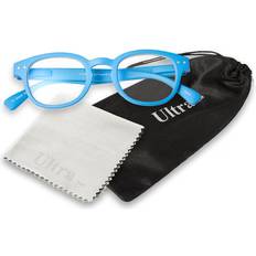 Brown Computer Screen & Blue Light Glasses Ultra Round Childrens Light Blue Anti Blue Light Glasses 21g