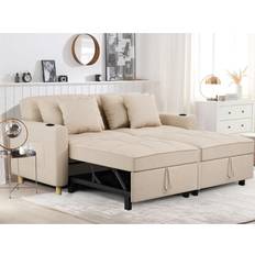 Latitude Run Comfortable 3-1 Convertible Bed With Adjustable Backrest Sofa