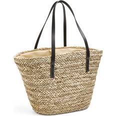 Tote Bag & Shopper tasker Pieces Pckisa Stråtaske - Nature Black