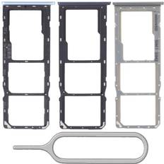 SIM Card Trays Oppo Oppo A15 A15s A35 Sim Card Tray Replacement Holder Black Blue Silver