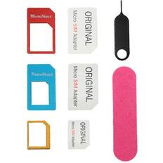 SIM Card Trays subtel Sim Card Adaptor 5 in 1 Organiser Set