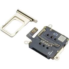 SIM Card Trays FoneFunShop Dual Sim Tray for iPhone 11 White