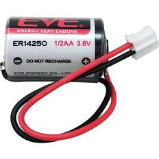 Eve Eve ER14250 1/2AA 3.6V 1200mAh Li-On Battery with Plug