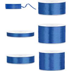 Blåa Presentsnören PartyDeco Satinband Kunglig Blå 3mm x 50m
