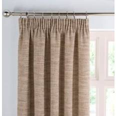 Churchgate Stathern Pencil Pleat Curtains - Natural