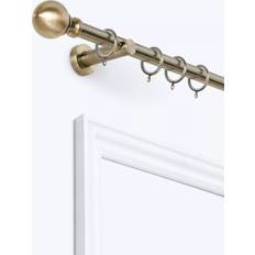 Curtains & Accessories John Lewis Fixed Curtain Pole Kit with Ball Finial Dia 28mm