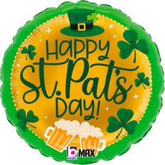 Festartikler Ballongkungen Folieballon Happy St. Pat's Day