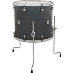 DW Design Series 18 x 16 Floor Tom Grey Steel