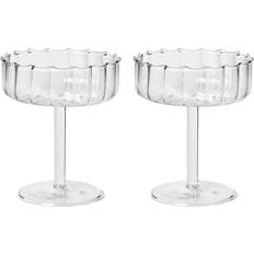 Champagnecoupe Frill 2-pack Klar