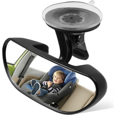 Back Seat Mirrors Paraugas DIY PU Leather Auto Car Steering Wheel