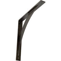 Moulding & Millwork Ekena Millwork 2 W x 18 D x 18 H Legacy Steel Bracket Antiqued Warm Silver