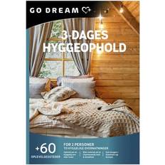 Go dream Go Dream Gavekort 3-dages Hyggeophold For 2 Personer +50 Oplevelsessteder