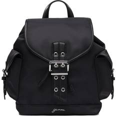 Ganni Bucky Backpack Small Nylon Dam - Black