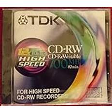 TDK CD-RW 80 Rewritable Blank CDRW Disc