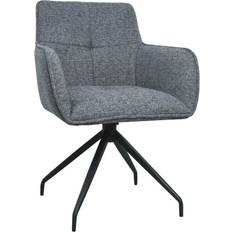 Stol Med Armstöd I Järn Mikrofiber