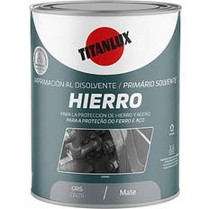 Titanlux Grå Matt Primerfärg A+ 750 ml Metall Träfärg Grå