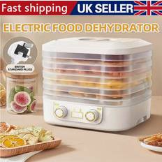 Food Dehydrators Electric Food Dehydrator 5 Tier Fruit Dryer Meat Drying Machine 35-70°C Temp Adjustable