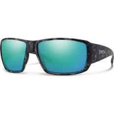 Smith Optics Men's Guide's Choice Polarized Sunglasses Matte Ash Marble/ChromaPop Glass Polarized Opal Mirror