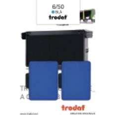 Frimerker & stempler Bic Stempelpude Trodat 6/50 Blå Pakke A 2 Stk