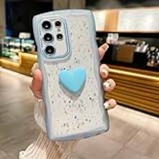 Glitter Love Heart Fodral till Samsung Galaxy S24 Ultra S23 S22 Plus S20 S21 FE Note 20 A54 A55 A35 A25 A15 A34 A14 A24
