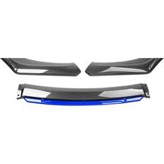 Bumpers Aihontai Carbon Fiber Blue Car Front Bumper Lip Body Kit