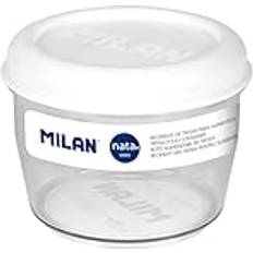 NATA 624 Round Airtight Tritan Lunch Box 0.5 L White