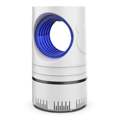 White Pest Control SEM Electronic Mosquito Zapper Lamp Inhalation White