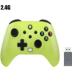 Game Controllers Aihontai 2.4G Green Wireless Gamepad Gaming Controller