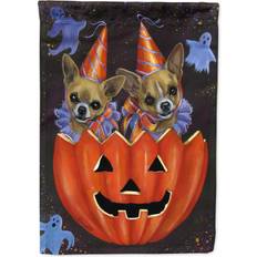 Bandiere e Accessori Carolines Treasures Chihuahua Halloweenies Bandiera della Casa Grande Manicotto del Portico