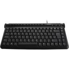 Keyboards Accuratus Mini Multimedia Keyboard with 2 Port USB Hub