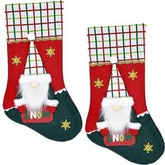 Red Stockings Hiigyl Christmas Stockings Ornaments Red One Size Stocking