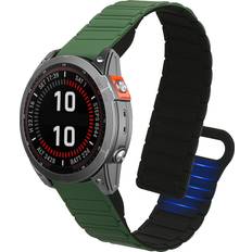 Kwmobile Strap for Garmin Fenix 8 47mm Fenix E 47mm Fenix 7 7 Pro Epix 2 with Magnetic