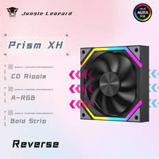 Computer Cooling Aihontai LBQ Jungle Leopard PC Case Fan Prism XH 5V 3Pin 120mm ARGB 120mm
