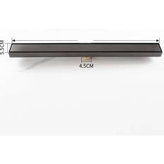 Plumbing Maxpower 5.5cm Wide Invisible Floor Drain 304 Stainless Steel Rectangle