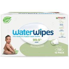 WaterWipes Plastic-Free Textured Clean Baby Wipes 720 Count 12 Packs
