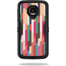 Mobile Phone Accessories MightySkins Crazy Stripes for Otterbox Defender Moto Z Force Droid Case Wrap Cover