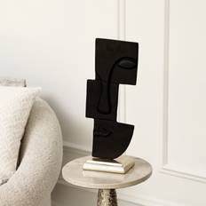 Fairmont Park Alaaya 44cm Black Metal Face and Sculptures with Gold Base Figurine