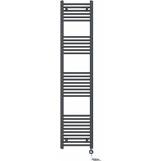 Heated Towel Rails Belfry Heating Kendal Straight Towel Rail Heated Towel Rails 180cm H x 40cm W x 3cm D Anthracite