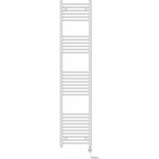 Heated Towel Rails Belfry Heating Bellamira Straight Towel Rail Heated Towel Rails 180cm H x 40cm W x 3cm D White
