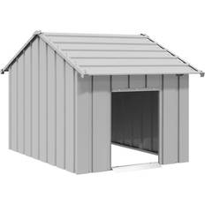 Pets Archie & Oscar Gonen Galvanised Steel Dog House 85cm H x 83cm W x 130cm D