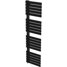 Heated Towel Rails Ebern Designs Rolayne Designer Towel Rail Heated Towel Rails 180cm H x 50cm W x 6.7cm D Black