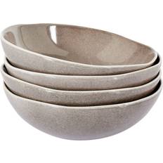 Beliani Pasta Bowl 23.67 ml Grey Dinner Set