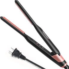 Small Flat Iron For Short Hair Adjustable Temperature Fast Heat Up