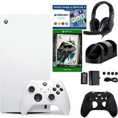Xbox Series X Digital White Console Minecraft Dungeons Bundle